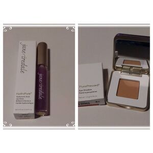 NIB~Jane Iredale Hyaluronic Acid Lip Gloss & Pure Pressed Eye Shadow Duo